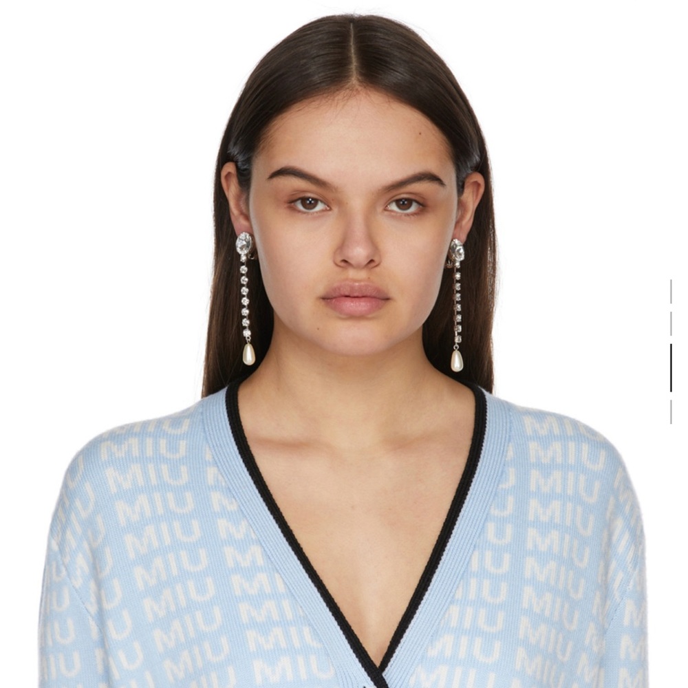 MiuMiu Crystal Ear Clip